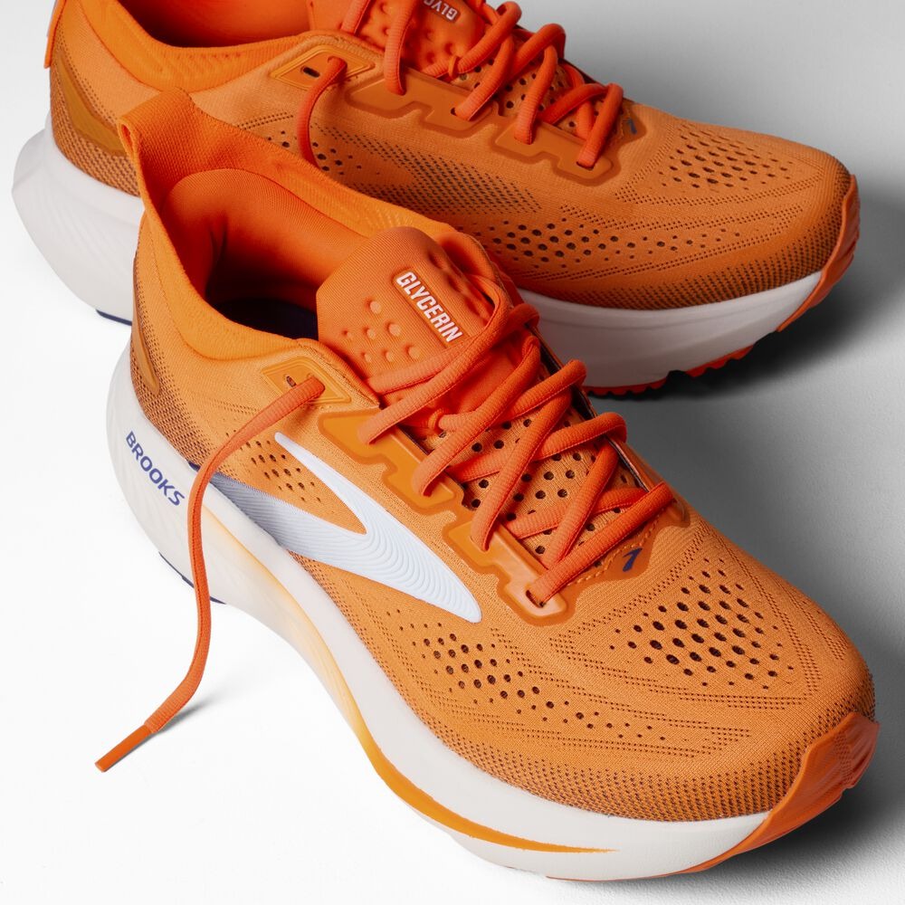 Men's Glycerin 23 - Shocking Orange/Blue/White