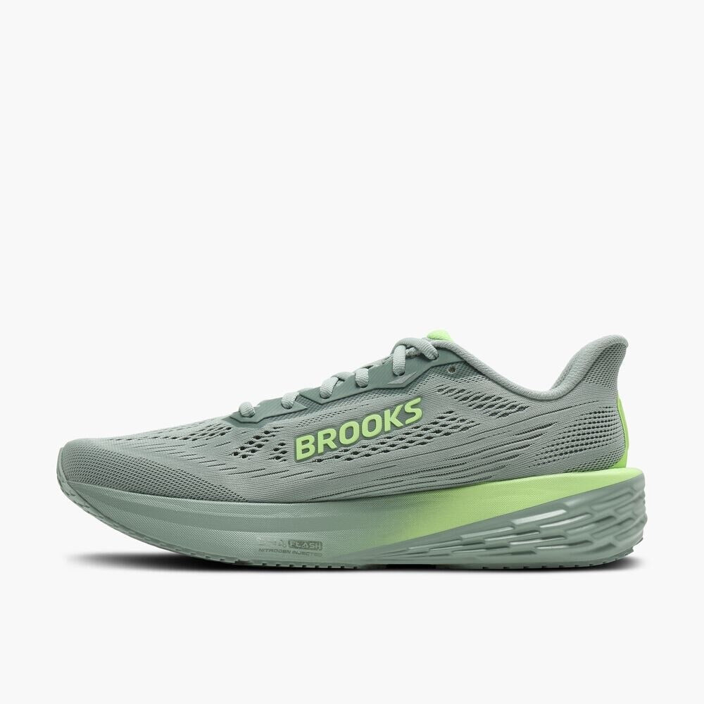 Men's Launch 12 - Gray Mist/Green