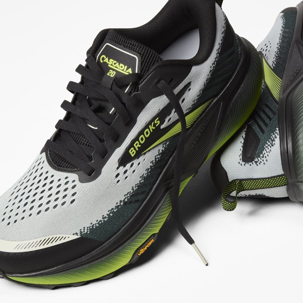 Men's Cascadia 20 - Grey/Black/Nightlife