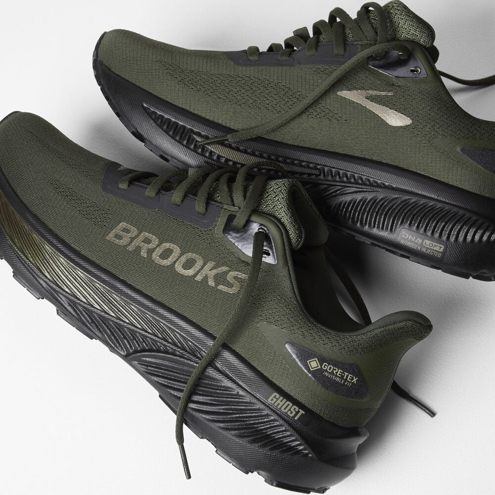 Men's Ghost 18 GTX - Forest/Black/Metallic