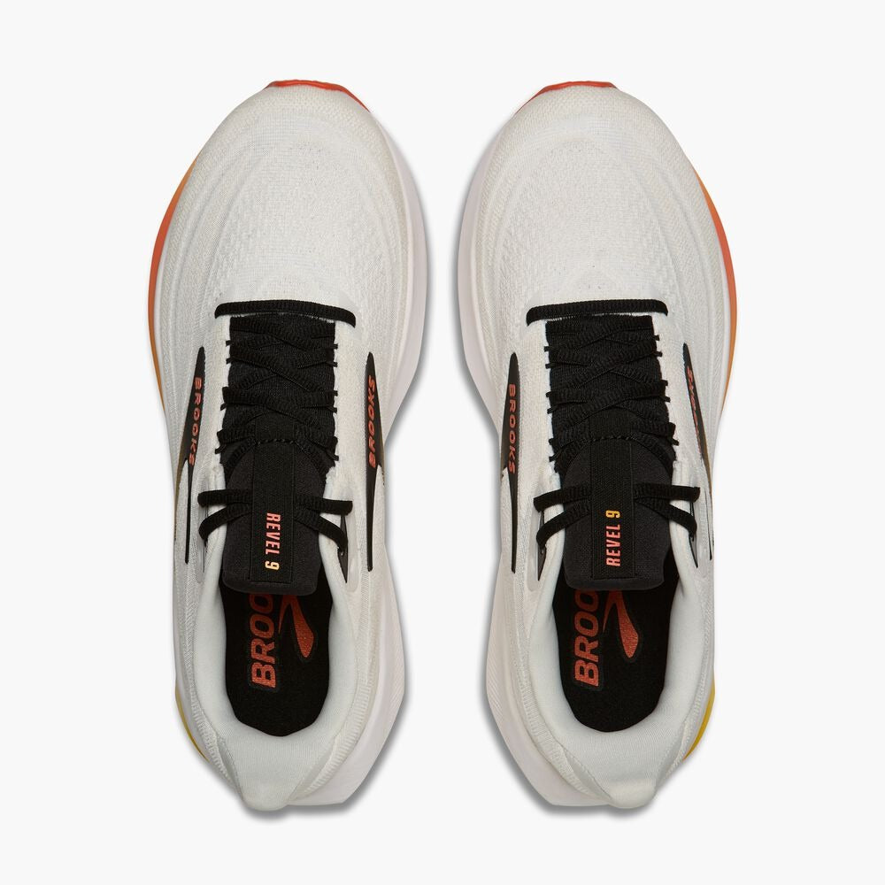 Men's Revel 9 - White/Orange/Black