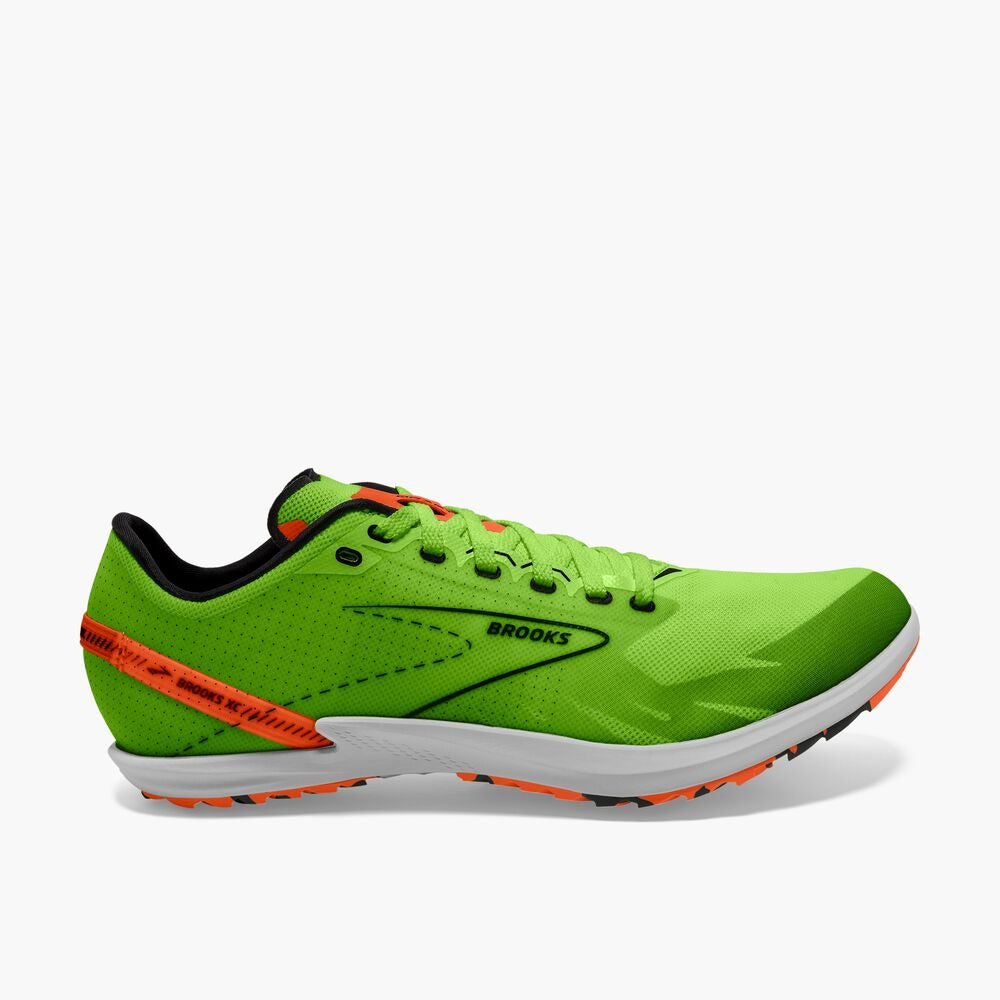 Men's Draft XC Spikeless - Green Gecko/Red Orange/White