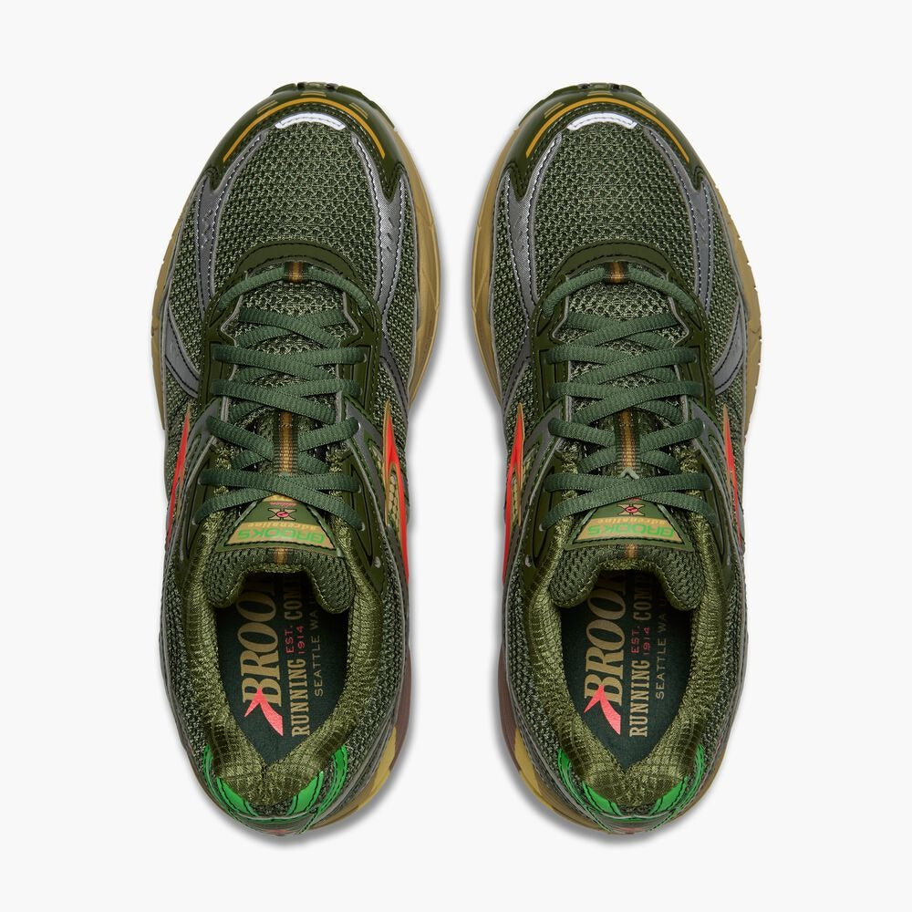 Women's Adrenaline GTS 10 - Bronze Green/Raffia/Coral