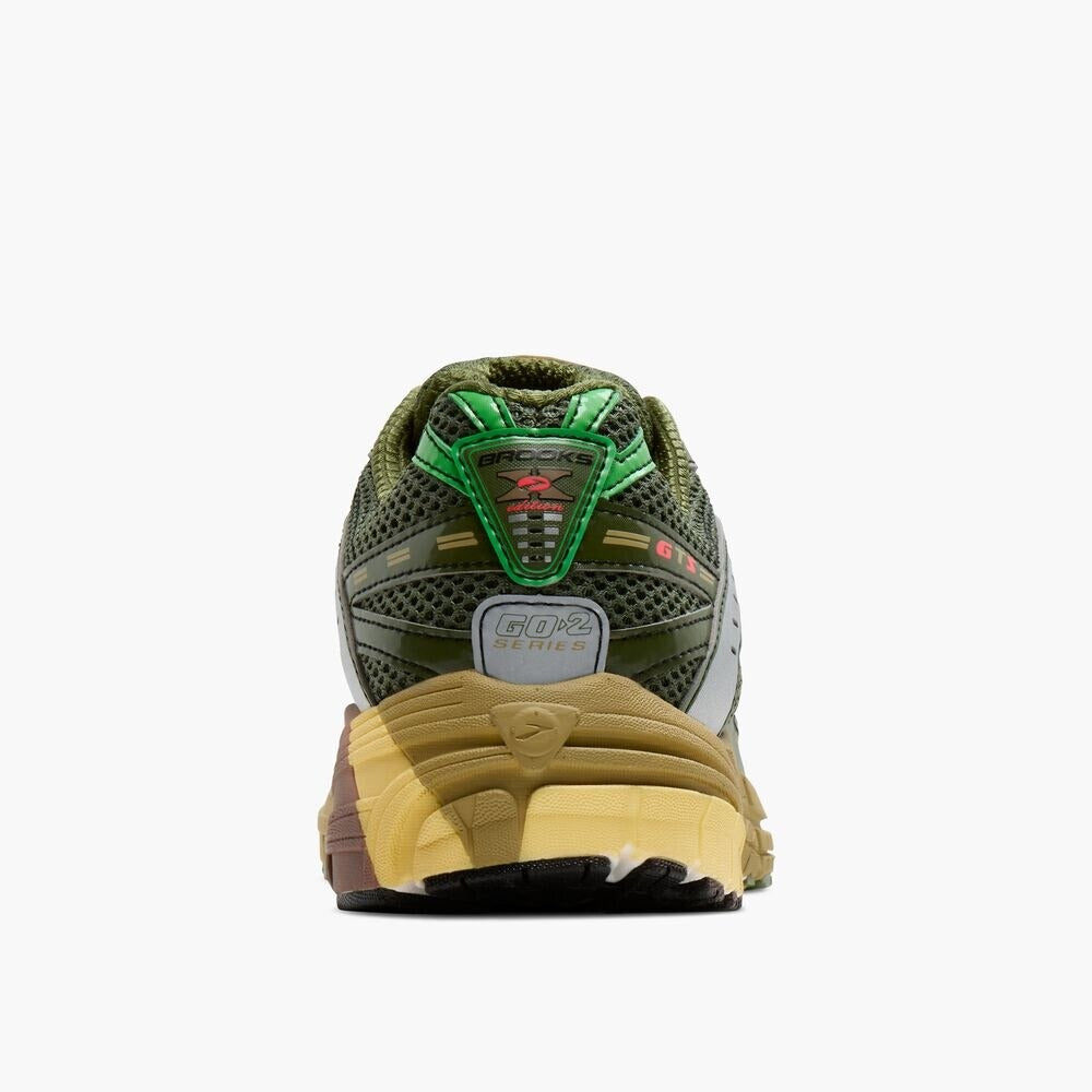 Men's Adrenaline GTS 10 - Bronze Green/Raffia/Coral
