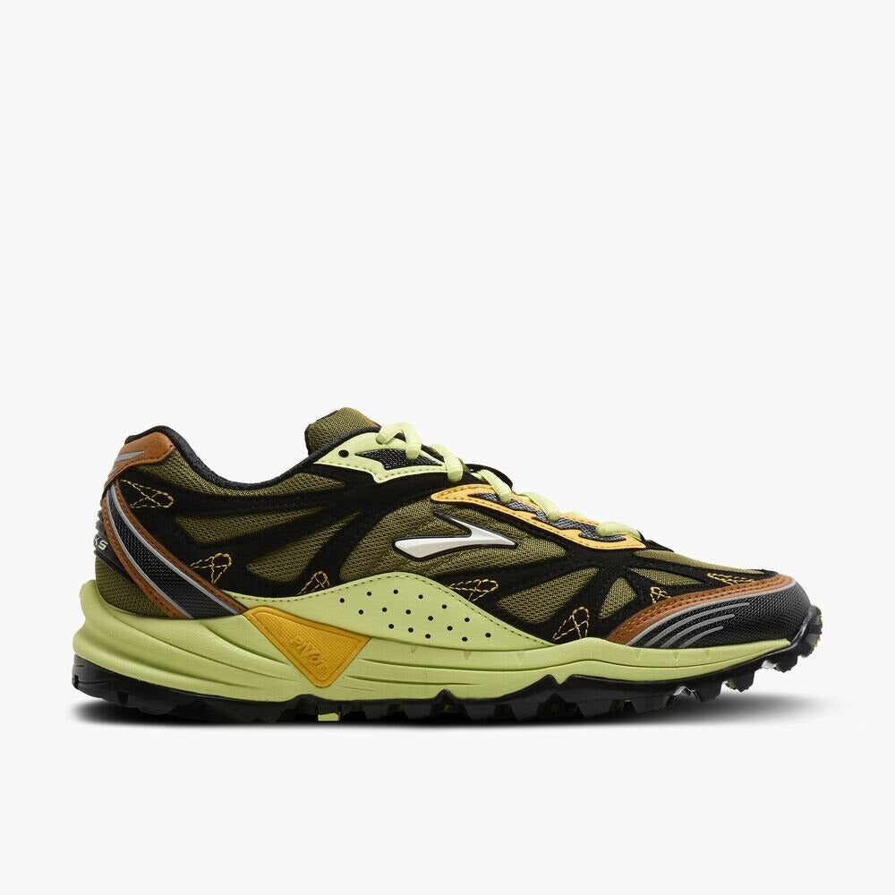 Men's Cascadia 1 - Peat Moss/Daiquiri Green/Black