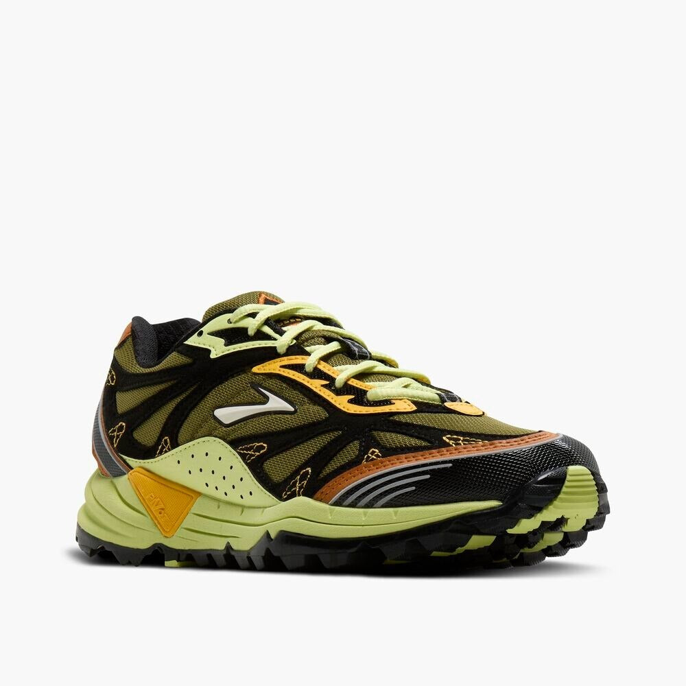 Men's Cascadia 1 - Peat Moss/Daiquiri Green/Black