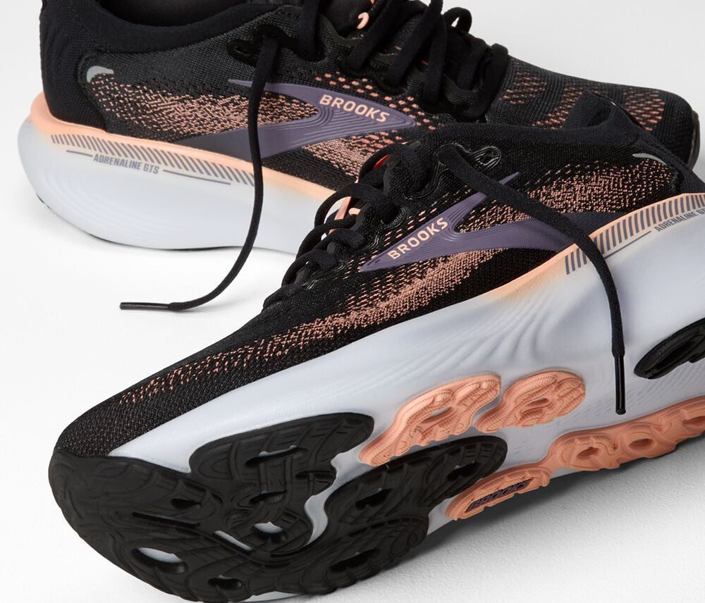 Women's Adrenaline GTS 25 - Black/Peach/Mulled Grape