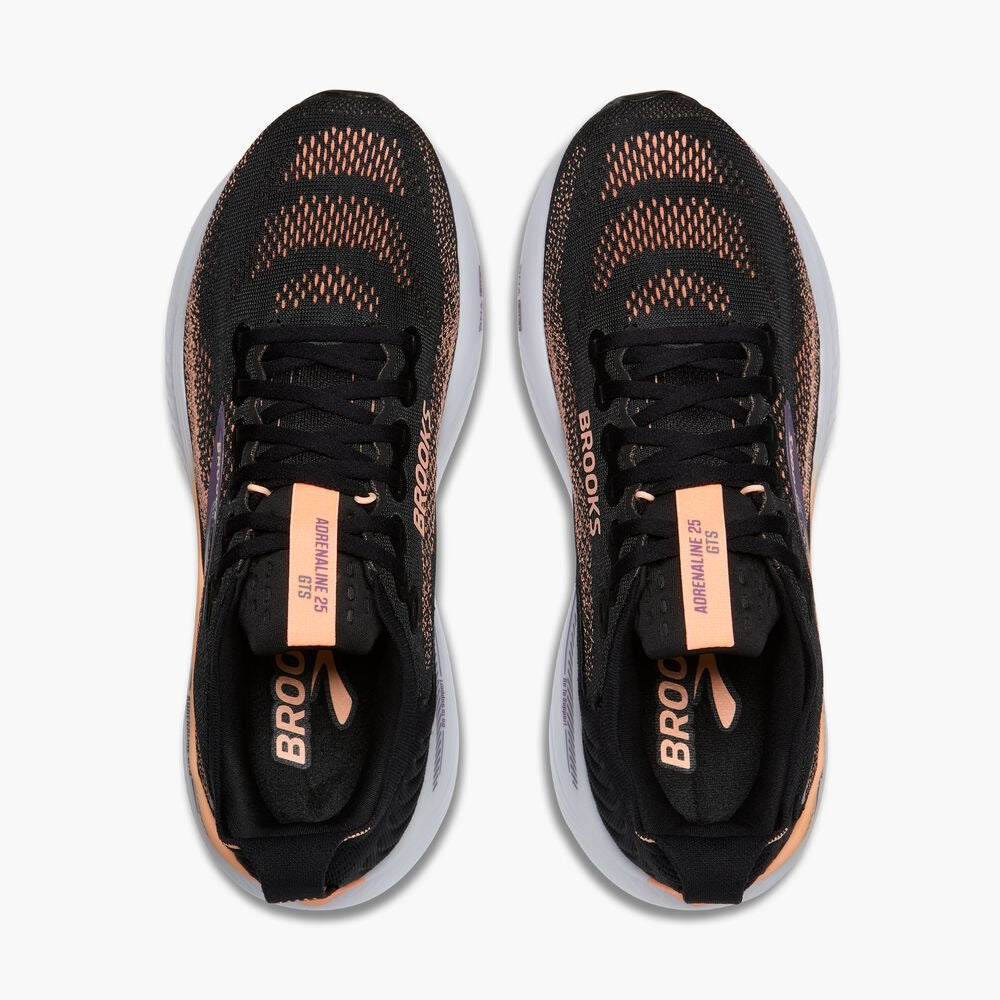 Women's Adrenaline GTS 25 - Black/Peach/Mulled Grape