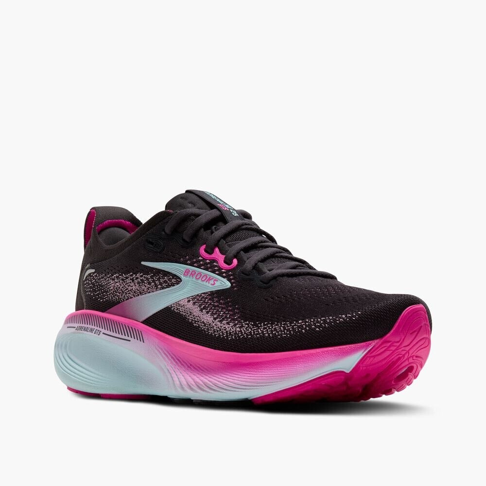 Women's Adrenaline GTS 25 - Black/Cyber Pink/Iced Aqua