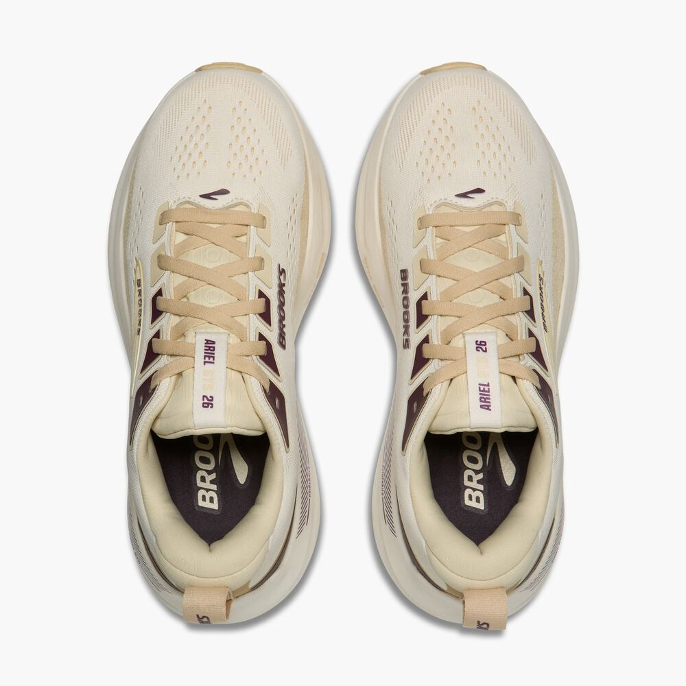 Women's Ariel GTS 26 - Coconut/Sand/Potent Purple